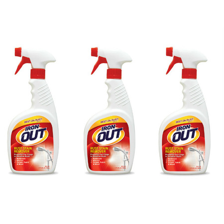 Iron Out Iron OUT Rust Stain Remover Spray, 24 fl oz, 3 Bottles BND01935